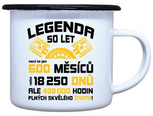 Plecháček s potiskem Není to jen 50 let Objem: 330 ml