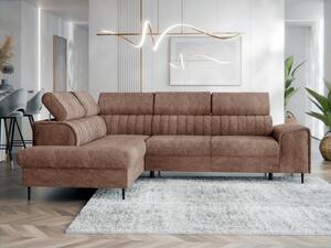 Rohová sedací souprava s funkcí spaní Fosino, Potah: Coral 45, Strana pohovky: levá 5903211417832
