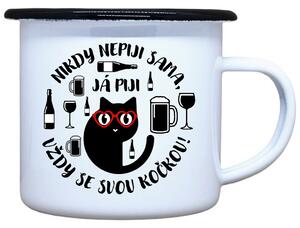 Plecháček s potiskem Nepiji sama Objem: 330 ml