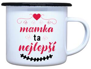 Plecháček s potiskem Mamka ta nejlepší Objem: 330 ml