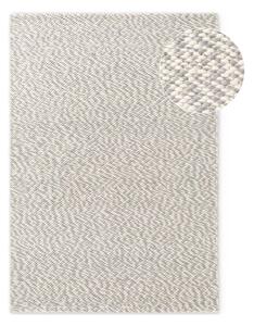 Světle šedý/krémový ručně tkaný vlněný koberec 140x200 cm Lyon Beans – Elle Decoration