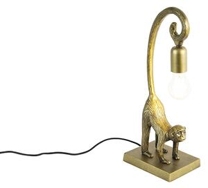 Vintage stolní lampa mosaz - Monkey Hale