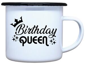 Plecháček s potiskem Birthday queen Objem: 330 ml