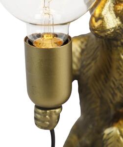 Vintage stolní lampa mosaz - Monkey Det