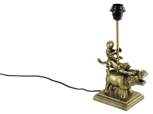 Vintage stolní lampa mosaz - Flodhest Abe