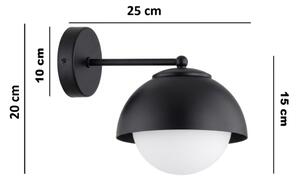BRILAGI - Nástěnná lampa COSMO 1xE27/60W/230V černá