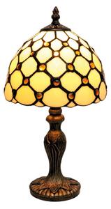 BRILAGI - Tiffany vitrážová stolní lampa IVORY SMOOTH 1xE27/60W/230V
