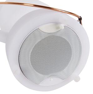 Stolní lampa bílá IP44 vč. Bluetooth reproduktoru - Storm Music