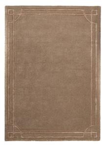 Hnědý ručně tkaný vlněný koberec 200x290 cm Gatsby – Flair Rugs