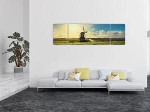 Obraz - Větrný mlýn (170x50 cm)