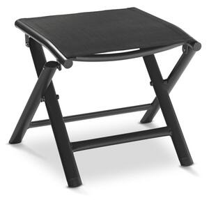 LIVARNO home Hliníková skládací stolička Houston, černá/antracitová (100371199)