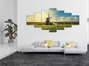 Obraz - Větrný mlýn (210x100 cm)