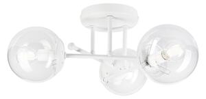 Přisazený lustr MALENA 3xE14/5W/230V bílá/čirá