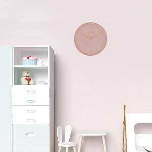 Designové plastové hodiny růžové Nástěnné hodiny MPM Simplicity I - A