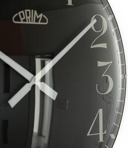 Dřevěné designové hodiny černé Nástěnné hodiny PRIM Character