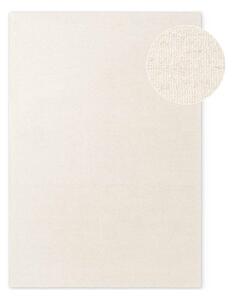 Krémový ručně tkaný vlněný koberec 160x230 cm Puristic Knots – Elle Decoration