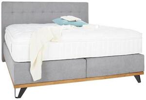 POSTEL BOXSPRING, 180/200 cm, šedá Esposa - Postele boxspring