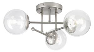 Přisazený lustr MALENA 3xE14/5W/230V matný chrom/čirá