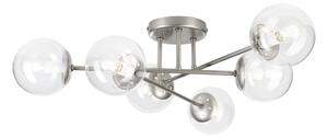 Přisazený lustr MALENA 6xE14/5W/230V matný chrom/čirá