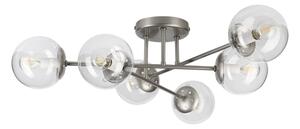 Přisazený lustr MALENA 6xE14/5W/230V matný chrom/čirá