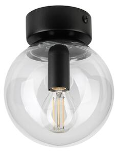 Stropní svítidlo ELIAS 1xE14/5W/230V pr. 13 cm černá/čirá
