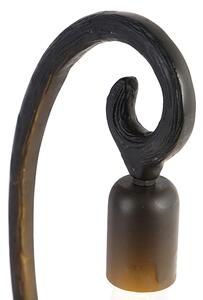 Vintage stolní lampa černá - Monkey Hale
