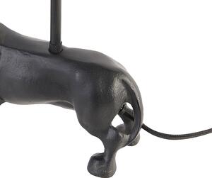 Vintage stolní lampa černá - zvíře