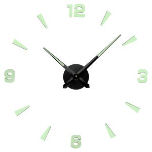 Nalepovací hodiny zelené/černé Nalepovací hodiny PRIM Luminiferous II