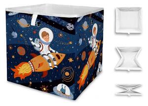 Úložná krabice space adventure, 32x32 cm
