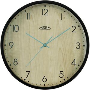 Dřevěné designové hodiny světle hnědé/černé Nástěnné hodiny PRIM Colored Forest - D