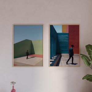 Paper Collective designové moderní obrazy Simplicity of the Moment (50 x 70 cm)