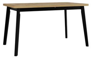 Rozkládací stůl Harry 80 x 140/180 VI, Barva dřeva: dub artisan - L, Barvy nožiček: černá Mirjan24 5903211234897