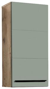 ZÁVĚSNÁ SKŘÍŇKA, zelená, barvy dubu, 34/70/23 cm Xora - Koupelnové série