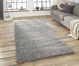 Kusový koberec Life Shaggy 1500 L-Grey 80x150 cm