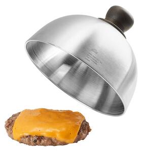 GRILLMEISTER Grilovací stojan na kuře / Grilovací stojan na žebírka a pečeni / Forma na hamburgery / Sada na marinování / Poklop na burgery (poklop na hamburgery) (100371981004)