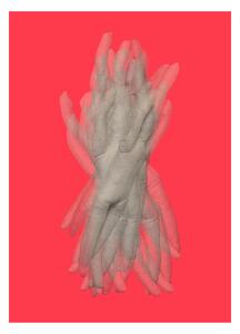 Paper Collective designové moderní obrazy Dansari (50 x 70 cm)