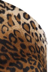 Velurové stínítko leopardí design uvnitř 50/50/25 zlata