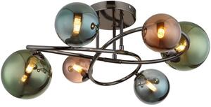 Globo Lighting Riha stropní světlo 6x3.5 W zelená-kouřová-modrá-šedá 56142-6D