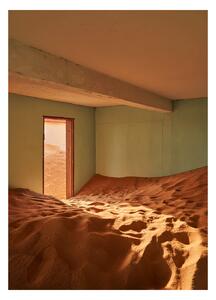 Paper Collective designové moderní obrazy Sand Village I (70 x 100 cm)
