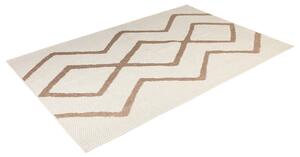 LIVARNO home Venkovní koberec, 80 x 150 cm (béžové linky) (100372030001)