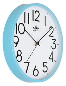 Designové plastové hodiny modré MPM E01.4188