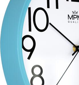 Designové plastové hodiny modré MPM E01.4188