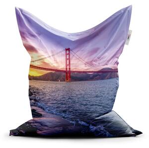 Sablio Sedací vak Classic Golden Gate 5 - 150x100 cm
