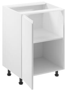 ASPEN b | dolní skříňka D601D-L s policí | 60 cm | LEVÁ | SOKL v CENĚ | bílá lesk