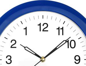 Designové plastové hodiny modré MPM E01.2455.30 ZPĚTNÝ CHOD