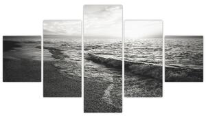 Obraz - Na břehu moře (125x70 cm)