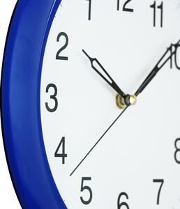 Designové plastové hodiny modré MPM E01.2455.30 ZPĚTNÝ CHOD