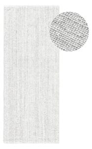 Světle šedý oboustranný/ručně tkaný jutový běhoun 80x200 cm Bouclé Jaipur – Hanse Home