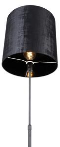 Stojací lampa černý odstín černý 40 cm nastavitelný - Parte