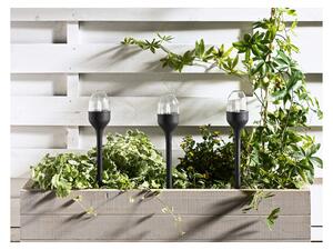 LIVARNO home Solární LED svítidlo, 3dílná sada (zahradní LED svítidlo, 3dílná sada) (100372405001)